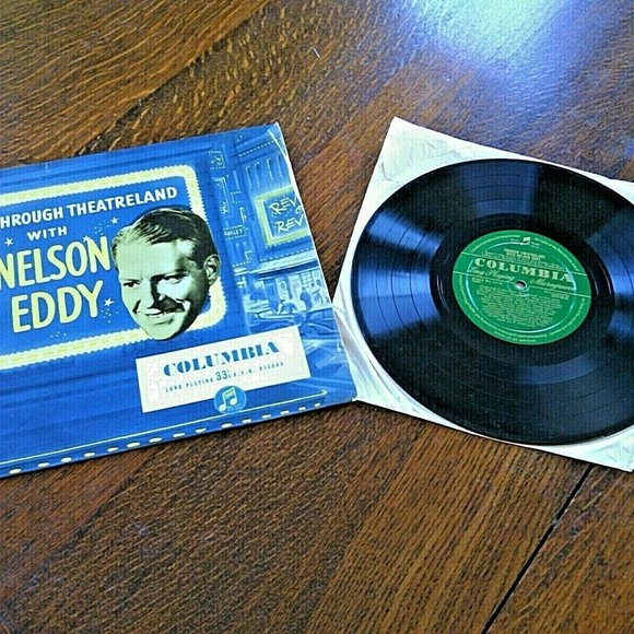 Nelson Eddy Vintage Original Pressing Vinyl LP Through Theatreland Stage Musical - Picture 12 of 16